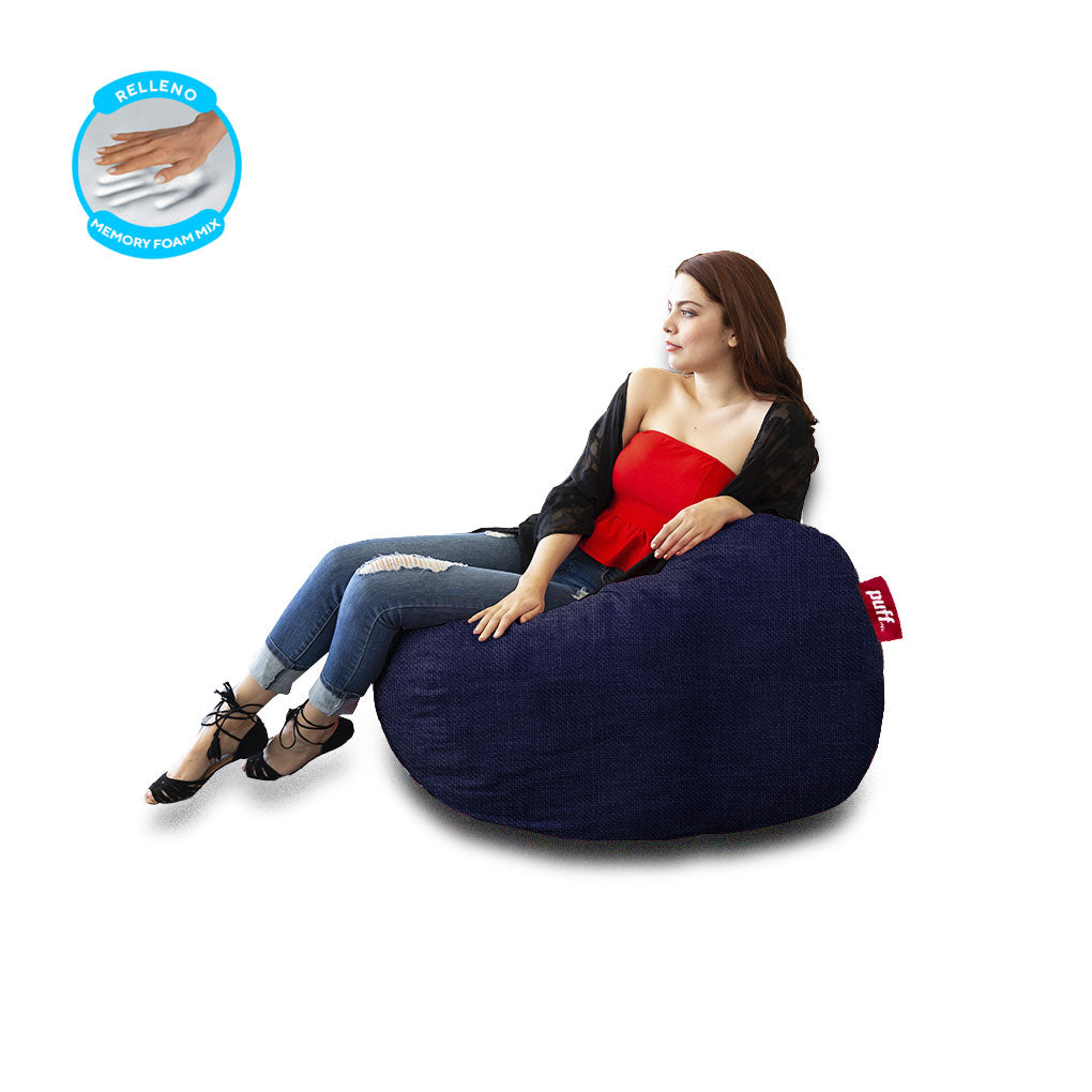 Puff 2 en 1 con Cama Individual