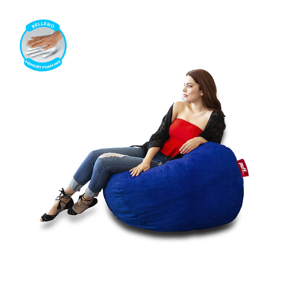 Puff 2 en 1 con Cama Individual