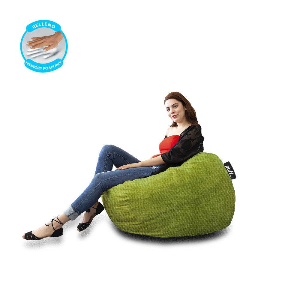 Puff 2 en 1 con Cama Individual