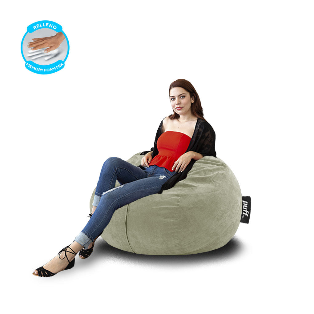 Puff 2 en 1 con Cama Individual