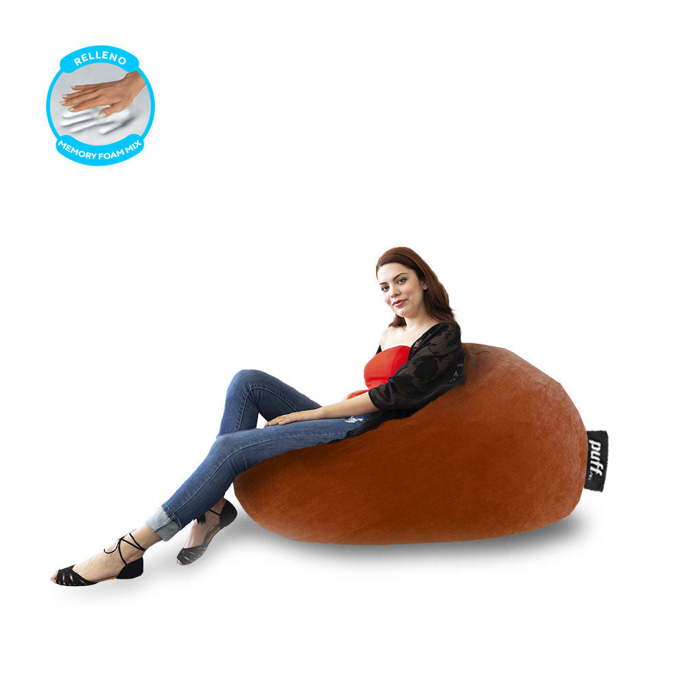 Puff 2 en 1 con Cama Individual