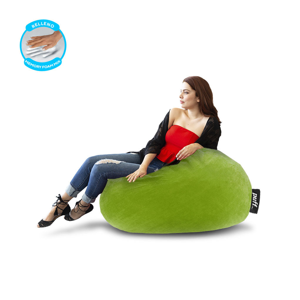Puff 2 en 1 con Cama Individual