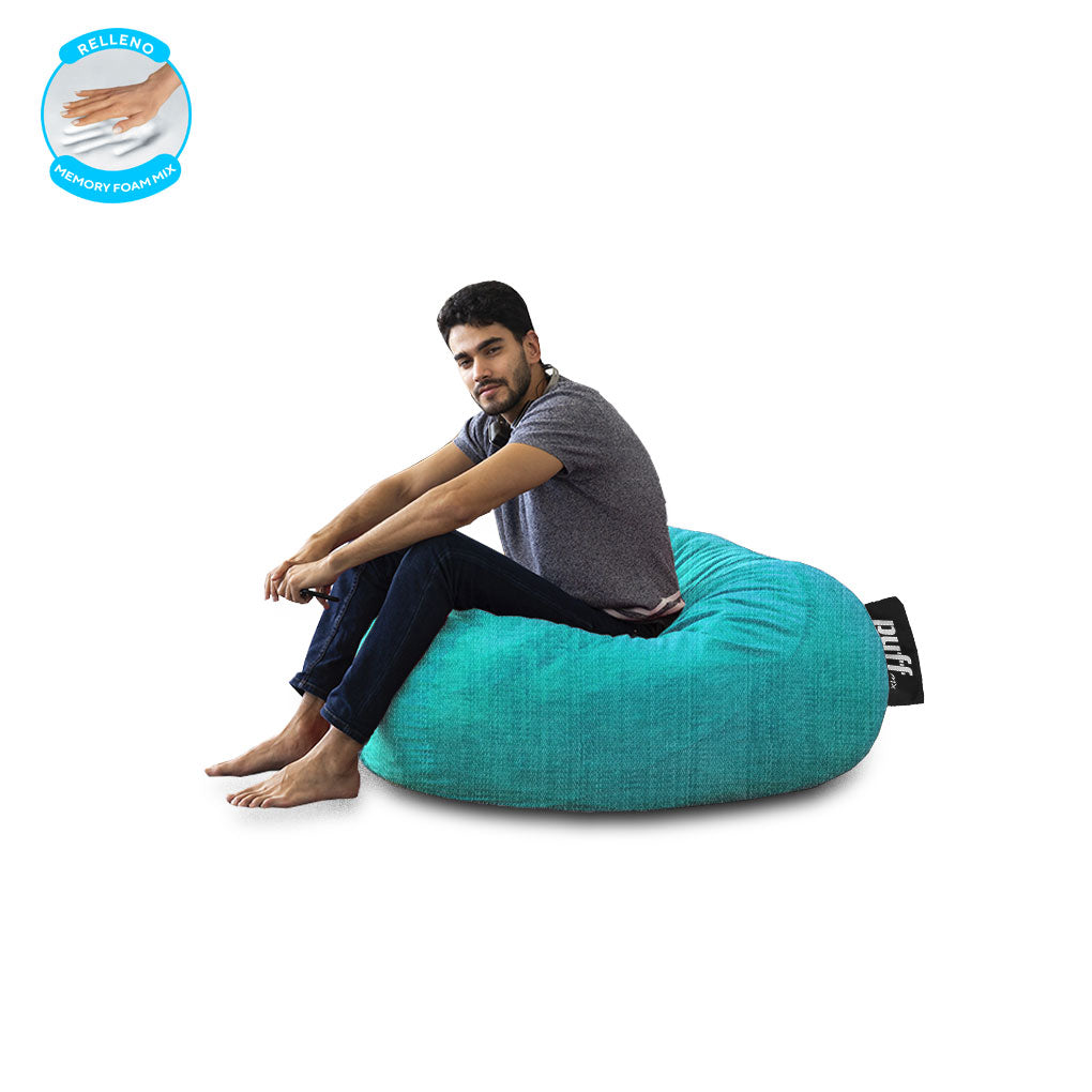 Puff 2 en 1 con Cama Matrimonial