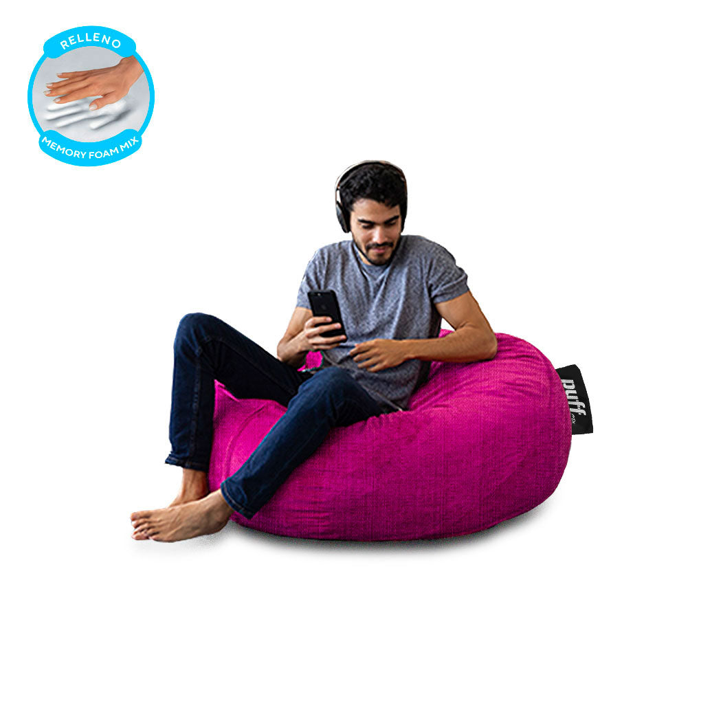 Puff 2 en 1 con Cama Matrimonial