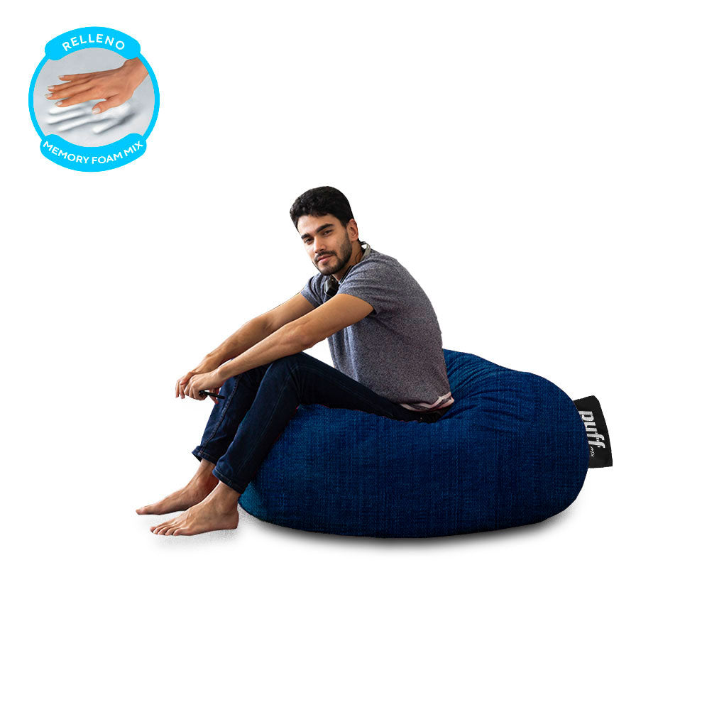 Puff 2 en 1 con Cama Matrimonial