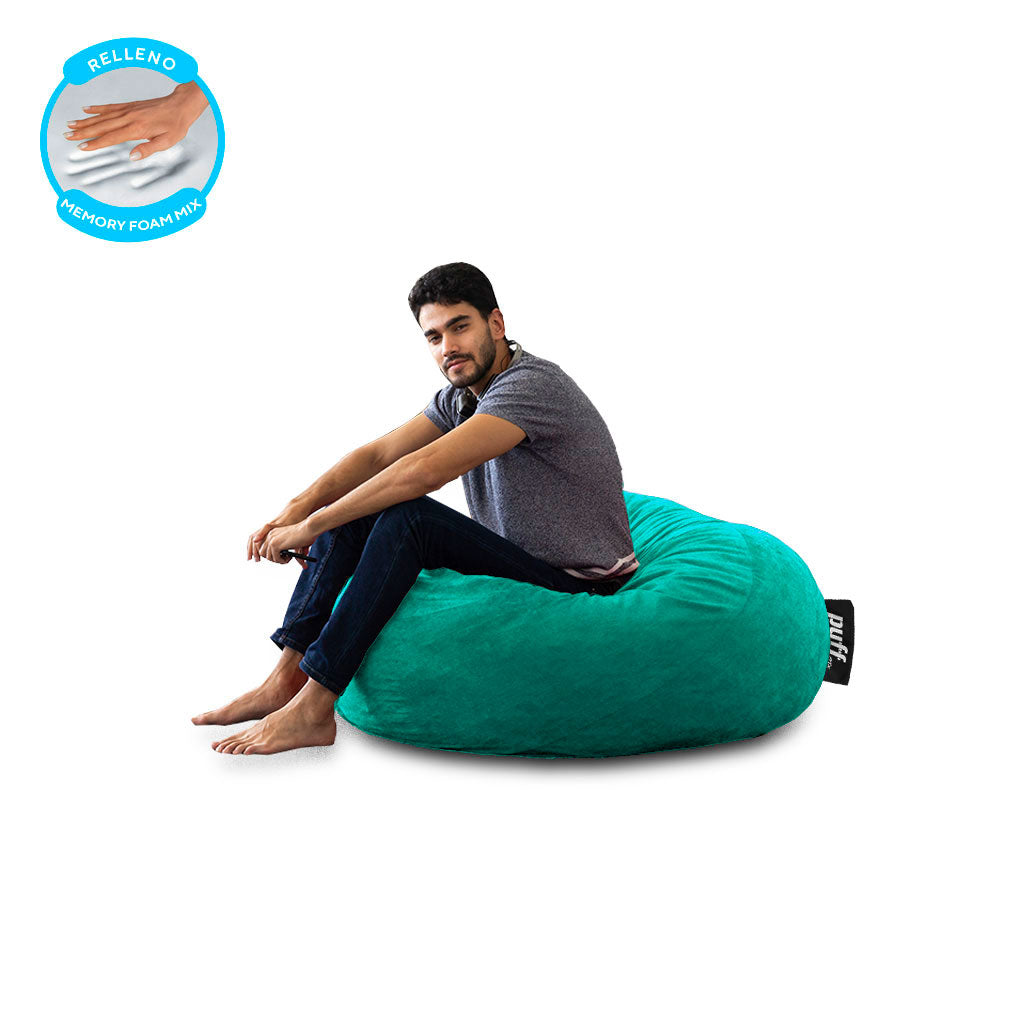 Puff 2 en 1 con Cama Matrimonial