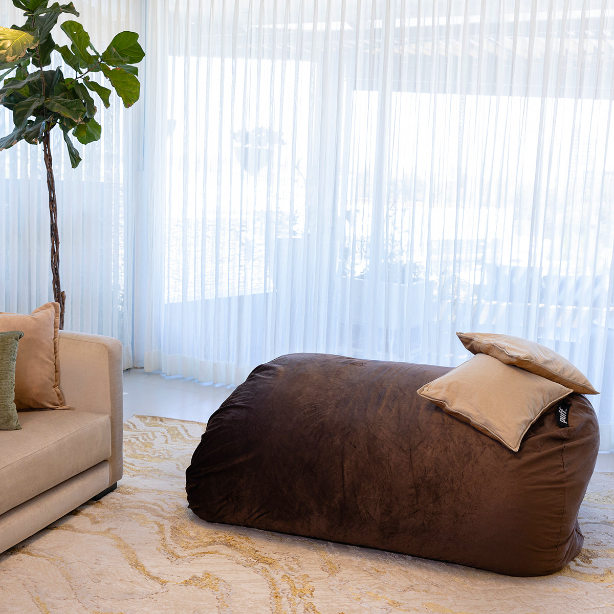 Puff 2 en 1 con Cama King Size