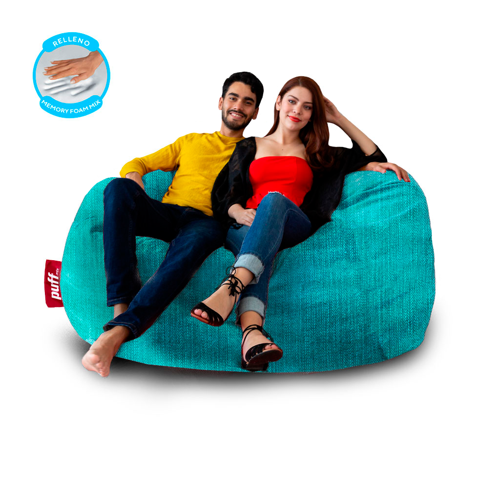 Puff 2 en 1 con Cama Queen Size