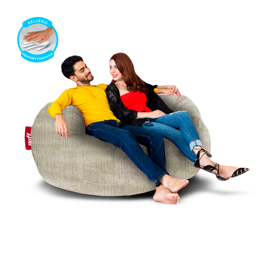 Puff 2 en 1 con Cama Queen Size