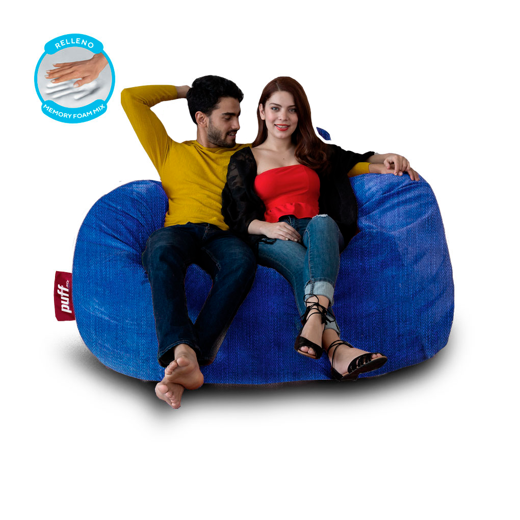 Puff 2 en 1 con Cama Queen Size