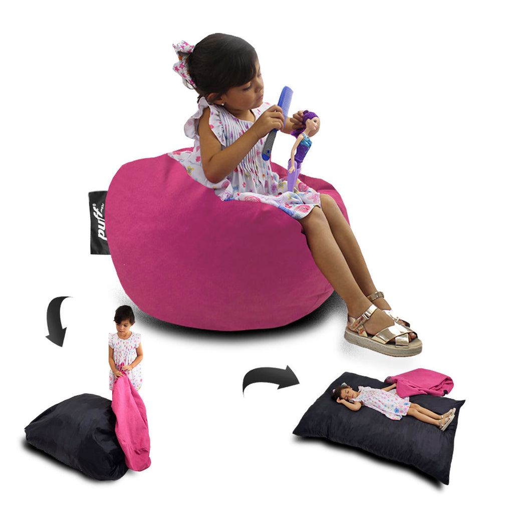 Puff Para Niños 2 en 1: Cama y Sillón