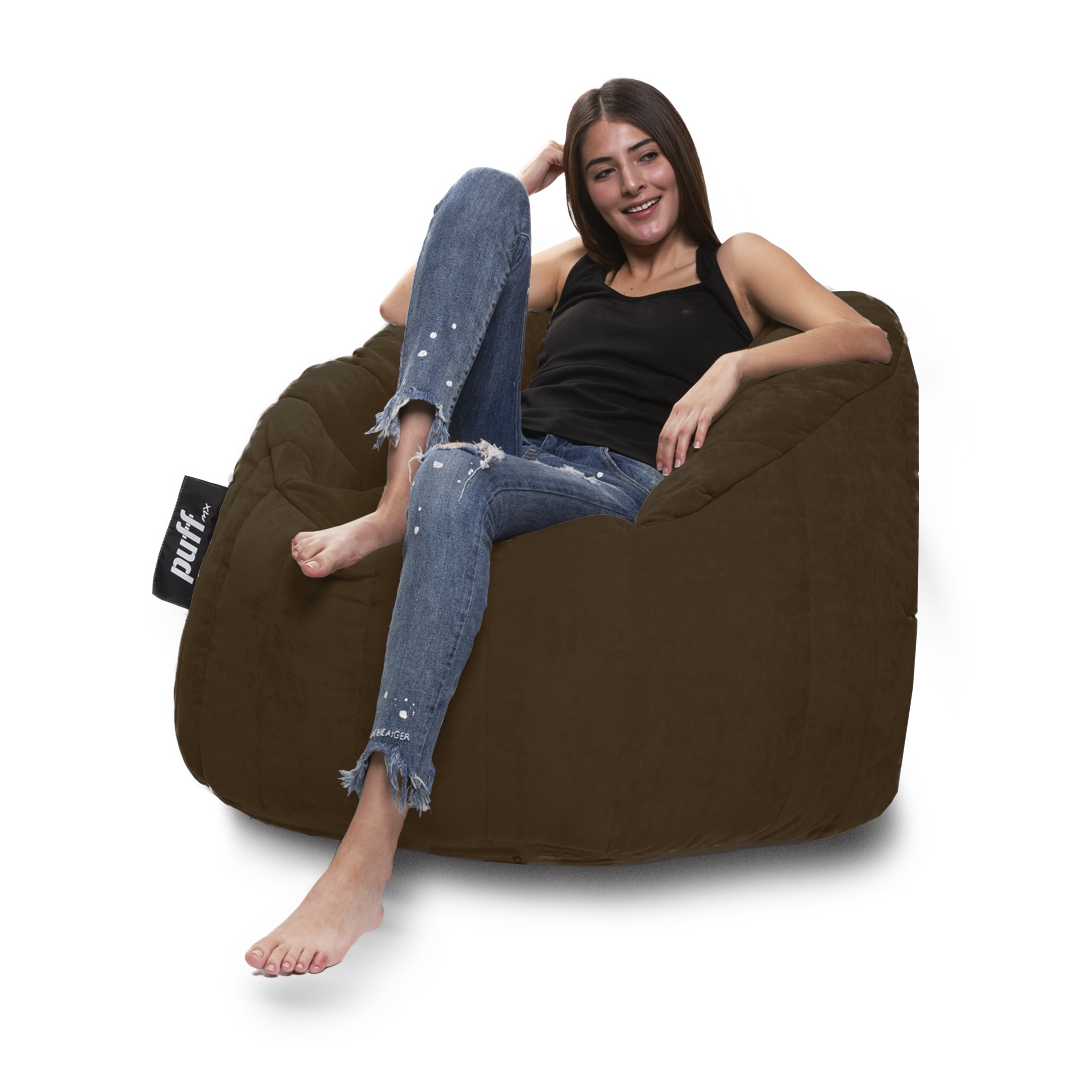 Puff Lounger Chocolate Perla de Unicel