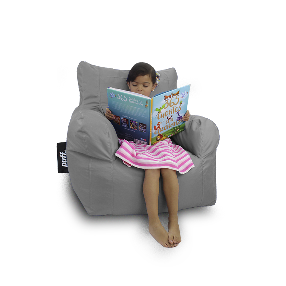 Puff Couch Kids Gris