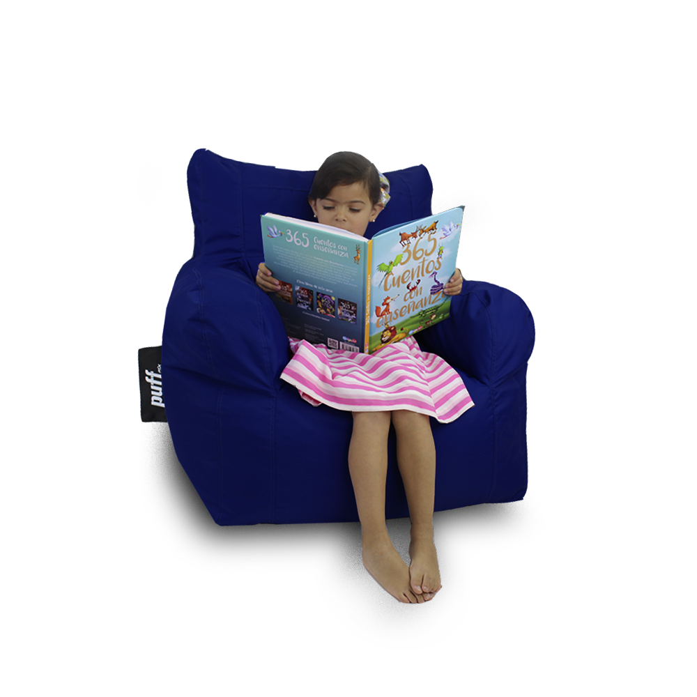 Puff Couch Kids Azul Marino