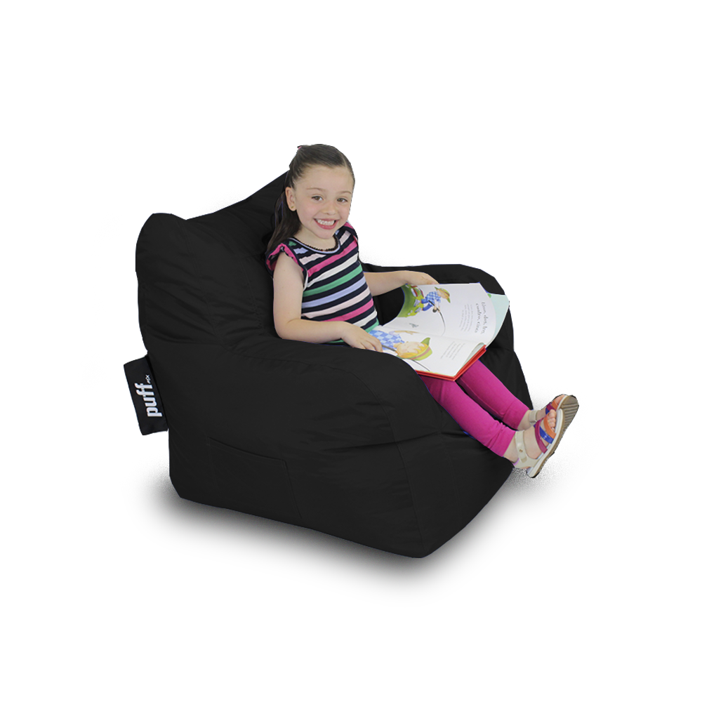Puff Couch Kids Negro