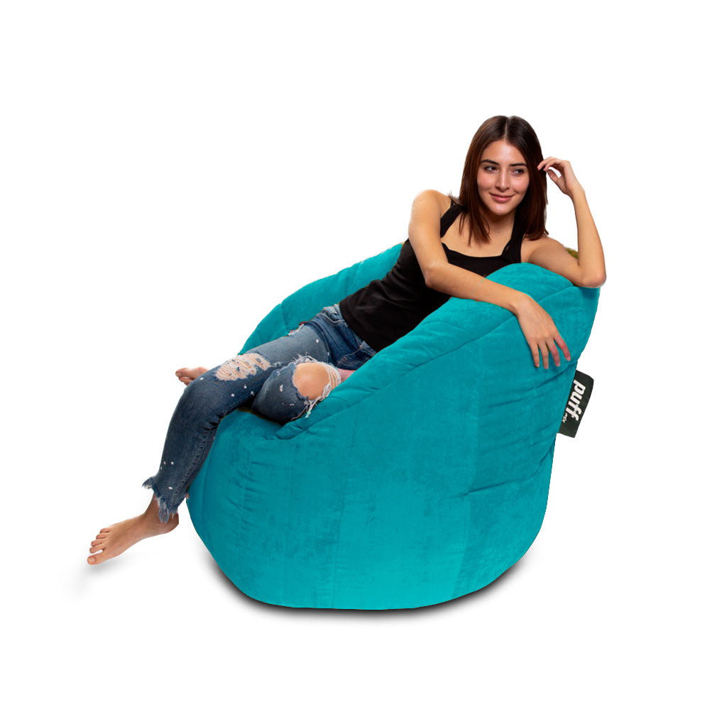 Puff Lounger Aqua Perla de Unicel