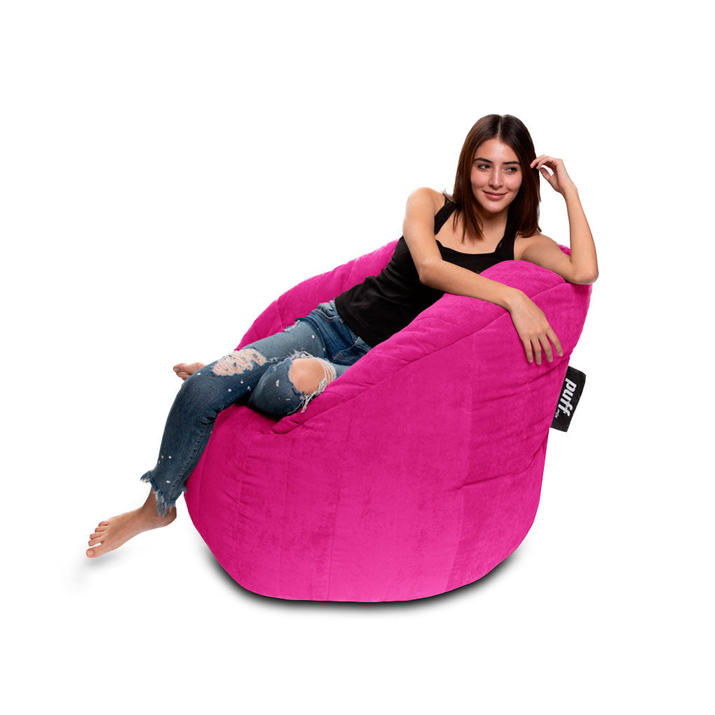 Puff Lounger Fucsia Perla de Unicel