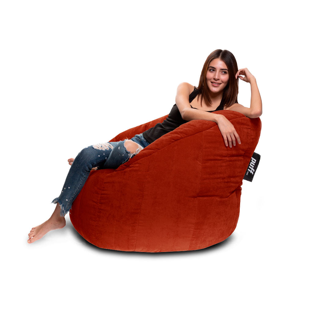Puff Lounger Marrón Perla de Unicel