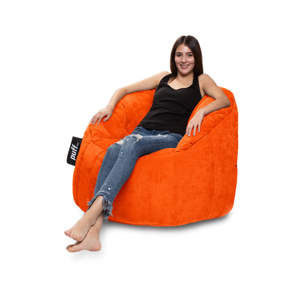 Puff Lounger Naranja Perla de Unicel