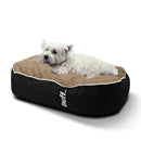 Pet Puff Chico Negro Arena Nylon Gamuza