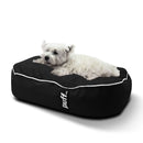 Pet Puff Chico Negro Negro Nylon Gamuza Hule Espuma