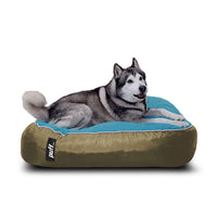 Pet Puff Grande Beige Aqua Gamuza