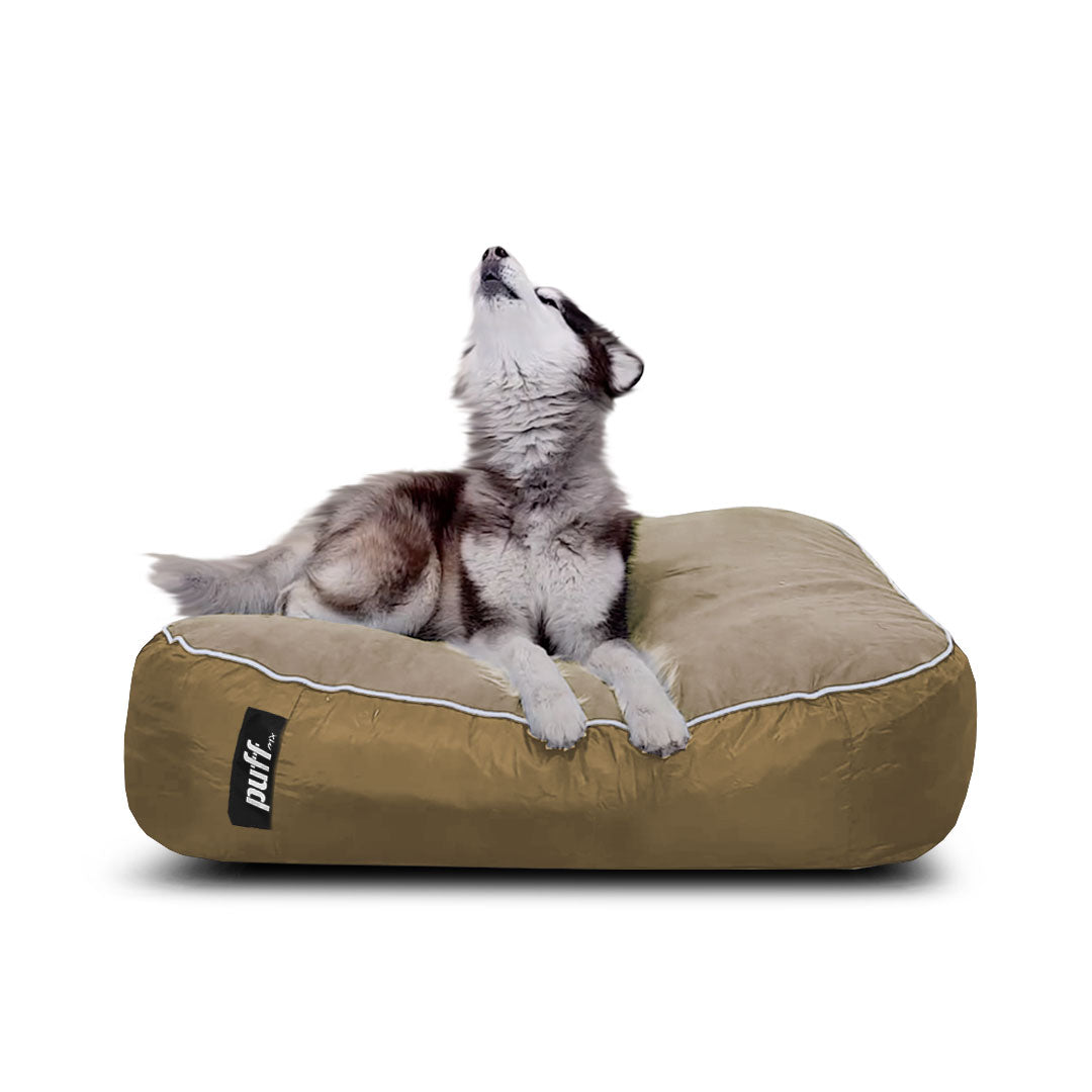 Pet Puff Grande Beige Arena Gamuza