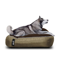 Pet Puff Grande Beige Chocolate Gamuza