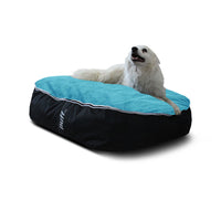 Pet Puff Mediano Nylon Gamuza Negro Aqua