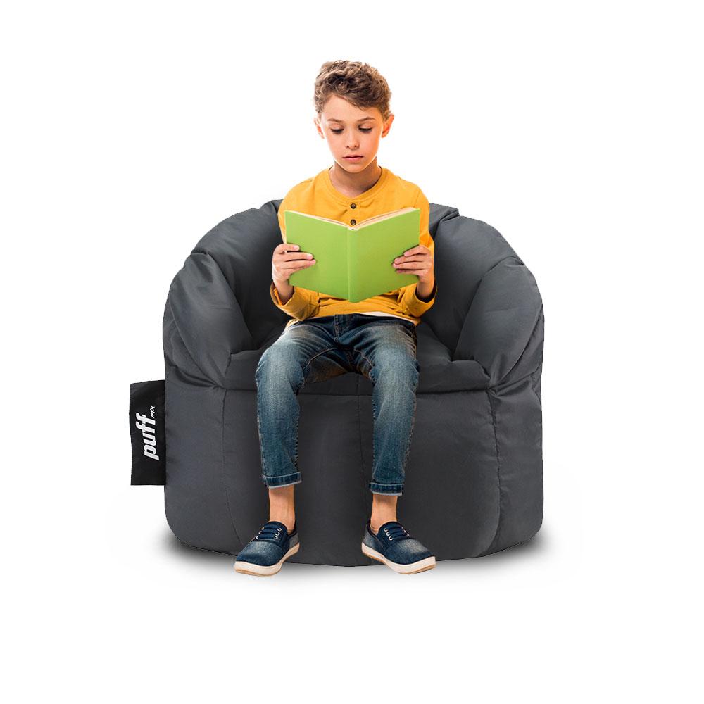 Puff Lounger Kids Gris Oscuro