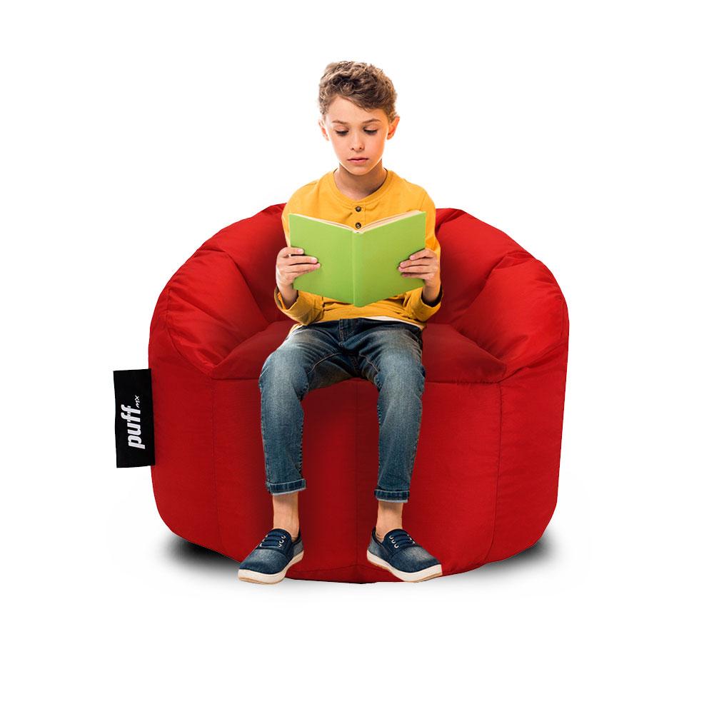 Puff Lounger Kids Rojo