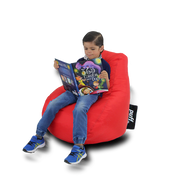 Puff Pera Kids Rojo Perla de Unicel Nylon
